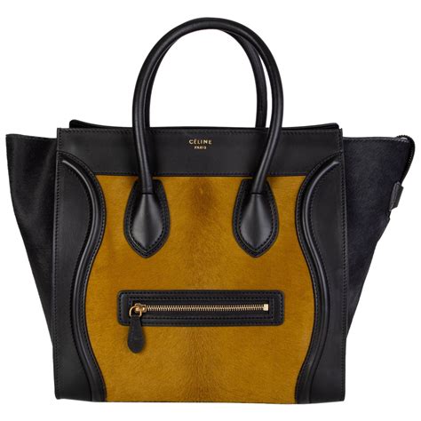 celine luggage bag second hand|Celine shoulder luggage tote price.